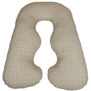 Leachco Back N Belly Chic Body Pillow Replacement Cover - Taupe Rings at Sears.com