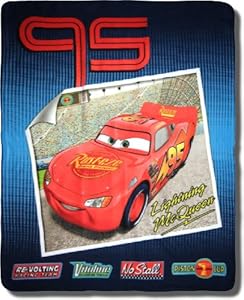 Little Jammies Disney Pixar Cars"McQueen Wins" Oversized 50" x 60" Fleece Throw Blanket at Sears.com