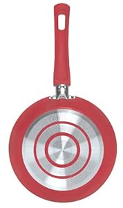 Cinsa 311388 Fashion Cook Family Non-Stick 1.7mm Gauge Aluminum Fry Pan 10-Inch Watermelon color