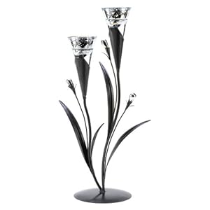 Gifts & Decor Silver Dawn Lily Tealight Iron Candleholder Centerpiece at Sears.com