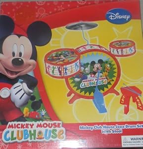 DISNEY JR DISNEY JUNIOR MICKEY MOUSE CLUBHOUSE CHILDRENS UNISEZ JAZZ DRUM SET _ SO CUTE at Sears.com