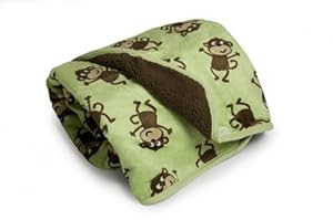 Carter's Velour Sherpa Blanket, Monkey at Sears.com