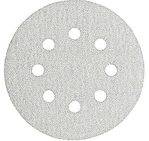 Bosch SR5W042 Random Orbit Sander Hook and Loop 8 Hole Disc 5-Inch 40 Grit Sand Paper, White, 25-Pack at Sears.com