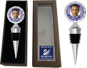 Chatt Obama Wine Bottle Stopper with Swarovski Crystals in Chatt Gift Box at Sears.com