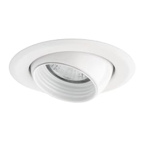 Globe Electric 90064 4-Inch Eyeball Recessed Lighting Kit, White at Sears.com