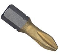Bosch TDP2108 1-Inch P2 Titanium Phillip Screwdriver Bit, 8-Pack at Sears.com
