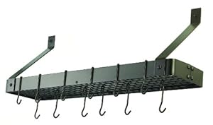 Old Dutch 104BZ Oiled Bronze Bookshelf Rack with 12 Hooks, 36-1/4 by 9 by 11-1/2-Inch at Sears.com