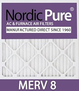 Nordic Pure 16x25x5L2M8-1 MERV 8 Lennox X0585 Replacement Air Filter , 20x20x5, Box of 1 at Sears.com
