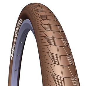 Rubena V99 City Hopper Bicycle Tire with Anti-Puncture System and Reflective Sidewall (Brown, 26x2.0-Inch) at Sears.com