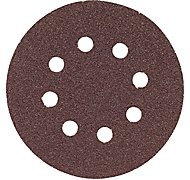 Bosch SR5R042 Random Orbit Sander Hook and Loop 8 Hole Disc 5-Inch 40 Grit Sand Paper, Red, 25-Pack at Sears.com