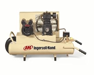 Ingersoll Rand Ingersoll-Rand SS3J2-WB 15 Amp/ 14.7 Amp 2 Horsepower 8 Gallon Oiled Twin Pontoon Compressor with Dual Voltage 115/230-Volts at Sears.com