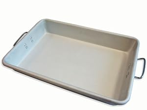 Alegacy A18203 Professional Heavy Weight Aluminum Roast Pan  18 by 20 by 3-1/2-Inch