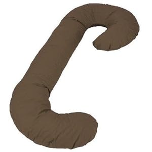 Leachco Snoogle Chic Total Body Pregnancy Pillow with Easy on-off Zippered Cover - Brown at Sears.com