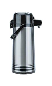 Update International PSVL-25-OR/SF Brushed Stainless Steel Body Decaf Airpot with Push-Button Top, 2.5-Liter at Sears.com