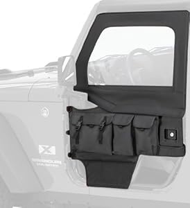 Bestop 51813-35 Black Diamond Element Door Storage Bag Set for Wrangler JK including Unlimited - Front at Sears.com