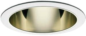 Cooper Lighting Halo Recessed 406RG 6-Inch Trim Baffle with Residential Gold Reflector and Torsion Springs at Sears.com