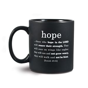 LCP Ceramic 16 oz. Black with White Lettering Christian Mug at Sears.com