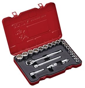 Bovidix 288102401 Socket and Socket Accessories Set with 3/8-Inch Drive, Metric, 23-Piece at Sears.com