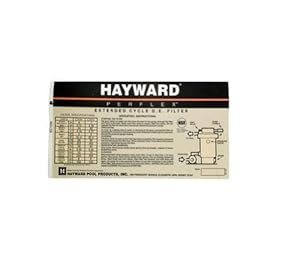 Hayward D.E.CX1230 DEcal Operation Replacement for Hayward Perflex Extended Cycle D.E. Filter