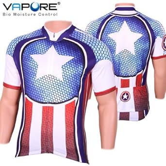 SPEG Captain Style Cycle Cycling Jersey USA - United States America RRP $80.99 bike shirt at Sears.com