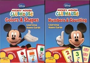 Mickey Mouse Clubhouse Shapes & Colors Learning Cards teach your child basic shapes & colors through fun games & activities such Flash Cards: Disney Mickey Mouse Clubhouse Learning Game Cards ~ Colors & Shapes ~ Numbers & Counting ~ 36 Cards Each ~ Set of 2 at Sears.com