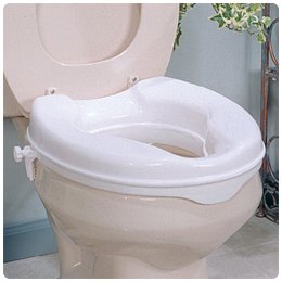 SAMMONS PRESTON Savanah Raised Toilet Seat. 4" (10cm) High at front - Model AA2114 at Sears.com