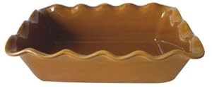 Savinio Designs Bake 'n Serve Malaga Ruffle 10" Loaf Pan, Amber at Sears.com