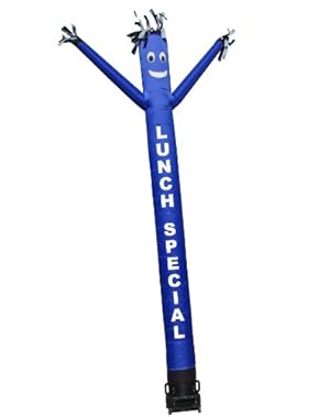 Guerrilla Packs Torero Inflatables Air Dancer Sky Puppet Inflatable with Lettering"LUNCH SPECIAL", 20-Feet at Sears.com