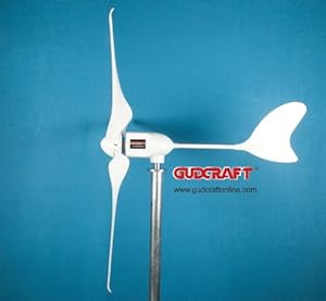 GudCraft WG600 600 Watt 24 Volt 3 Blade Residential Wind Turbine Generator at Sears.com