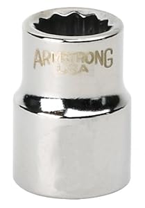 Armstrong 37-108 1/4-Inch Drive 12 Point Standard Socket, 8mm at Sears.com