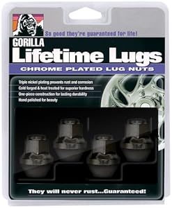 Gorilla Automotive 61147BCH Black Chrome Acorn Bulge Lug Nut (14mm x 1.50 Thread Size) at Sears.com