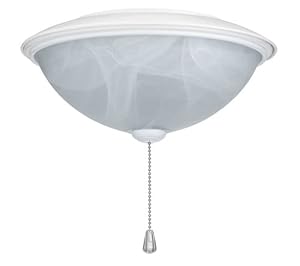 Broan NuTone Model LK30AWH Light Kit, Contemporary Alabaster Bowl, White Trim at Sears.com
