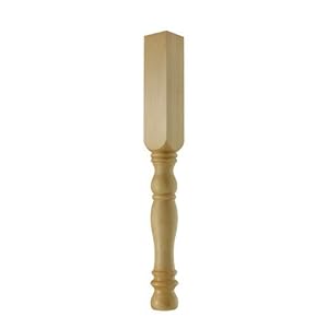 Brown Wood Inc. 01000210HM2 English Country Island Column with Foot, Hard Maple at Sears.com