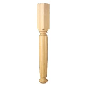 Brown Wood Inc. 01040210PN2 English Estate Plain Island Column, Pine at Sears.com