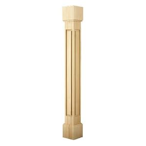 Brown Wood Inc. 01100211AL2 Assembled Cosmo Column, Alder at Sears.com