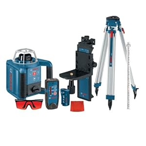 Bosch GRL300HVCK Self-Leveling Rotary Laser with Layout Beam Complete Kit with Receiver, Remote, Tri-pod and Wall Mount at Sears.com
