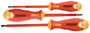 Felo 07157 53175 Ergonic Insulated Slotted and Phillips Screwdrivers, Set of 3 at Sears.com