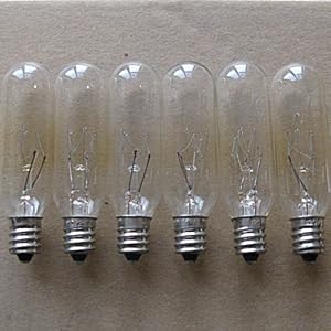 generic 25 Watt tubular bulbs for Himalayan Salt Lamps (Package of 6 bulbs) - fits E12 Socket at Sears.com