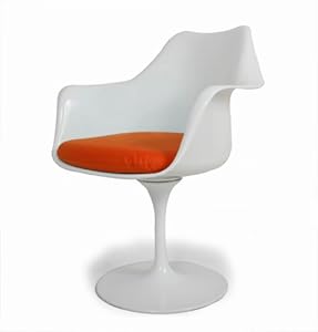 Control Brand Dc323 Tulip Chair Replacement Cushion, Orange at Sears.com