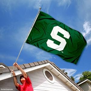 College Flags and Banners Co. MSU Michigan State Spartans University Large College Flag at Sears.com