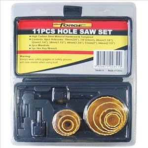 Forge 11 Piece Hole Saw Set and Case at Sears.com
