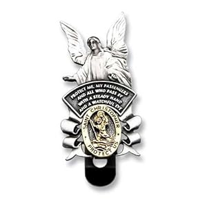 Cathedral Art Metal Guardian Angel and St. Christopher Visor Clip at Sears.com