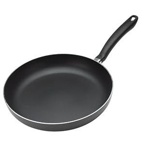 Vasconia Gold Series 12-Inch Aluminum Non-Stick Fry Pan  Black