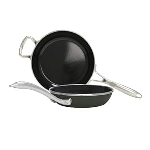 Chantal 80-2F ME Copper Fusion 2-Piece Cookware Set  Onyx