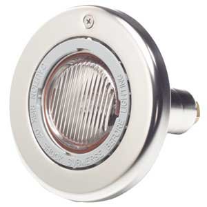 Pentair Sta-Rite 05603-2100 Sunlite Stainless Steel Quartz Halogen Brass LTC Light with 100-Feet Cord  12-Volt 75-Watt