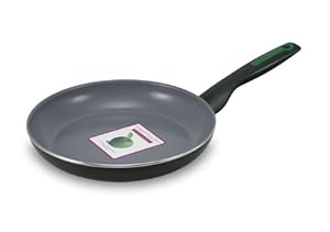GreenPan CW0003187 Rio Aluminum Induction Open Fry Pan 8-Inch Black