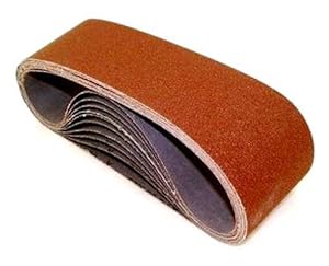 SAIT 57513 Closed Coat Aluminum Oxide 3-Inch x 24-Inch 2-AX 320 Grit Sanding Belt, 10-Pack at Sears.com