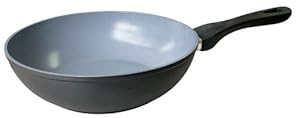 Cool Kitchen - Green Cuisine Strauss Green Cuisine 11 Inch Stir-Fry Wok with Non Stick Ceramic Coating