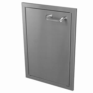 Hasty-Bake HBI 18X26SD-DLX Hasty-Bake Stainless Steel Deluxe Single Access Door 18-Inch