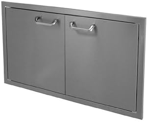 Hasty-Bake HBI 30DD-DLX Hasty-Bake Stainless Steel Deluxe Double Access Doors  30-Inch